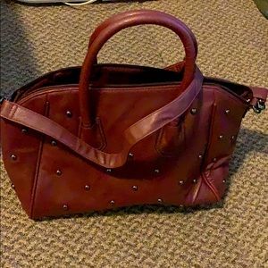 Studded oversized crossbody